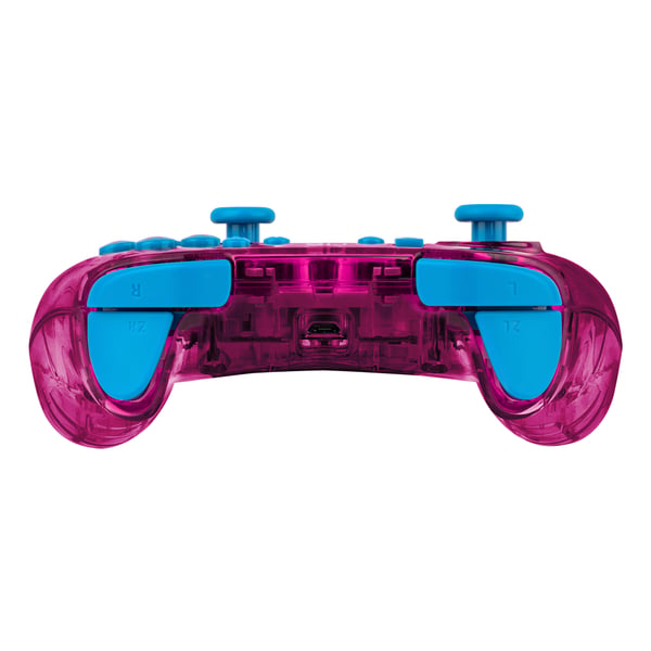 PDP Rock Candy: Bubblegum Peach Lyserød, Gennemsigtig USB Gamepad Analog/digital Nintendo Switch, Nintendo Switch Lite, Nintendo Switch OLED