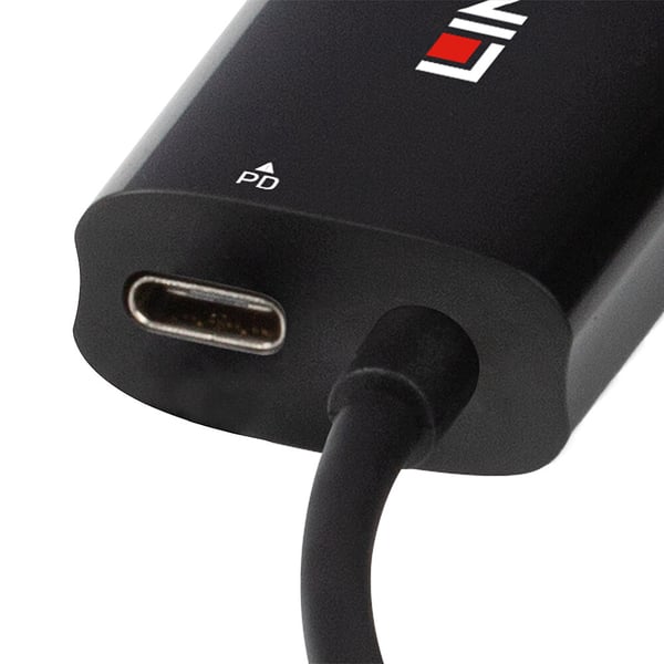 Lindy 43328 kannettavien tietokoneiden telakka ja porttitoistin USB 3.2 Gen 1 (3.1 Gen 1) Type-C Musta
