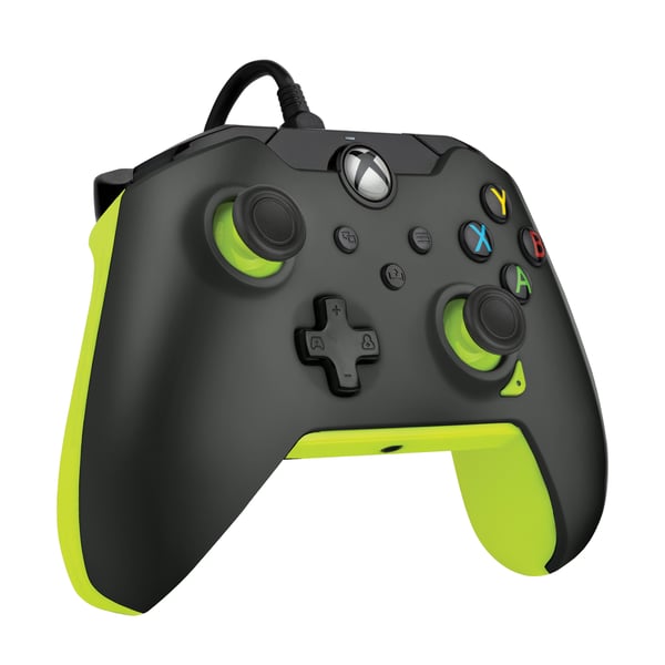 PDP Kontroller med kabel: Elektrisk sort Til Xbox Series X|S, Xbox One og Windows 10/11
