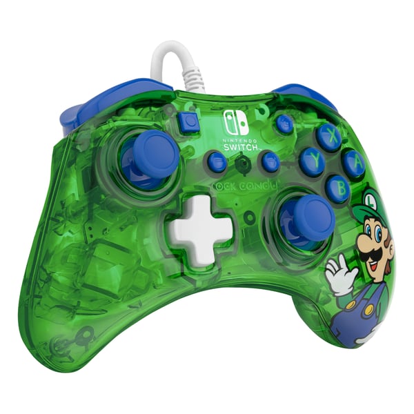 PDP Rock Candy: Luigi Lime - Gamepad - Nintendo Switch - Nintendo Switch Lite - Nintendo Switch OLED