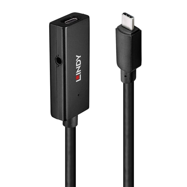 Lindy 43356 interface hub USB 3.2 Gen 1 (3.1 Gen 1) Type-C 5000 Mbit/s Sort