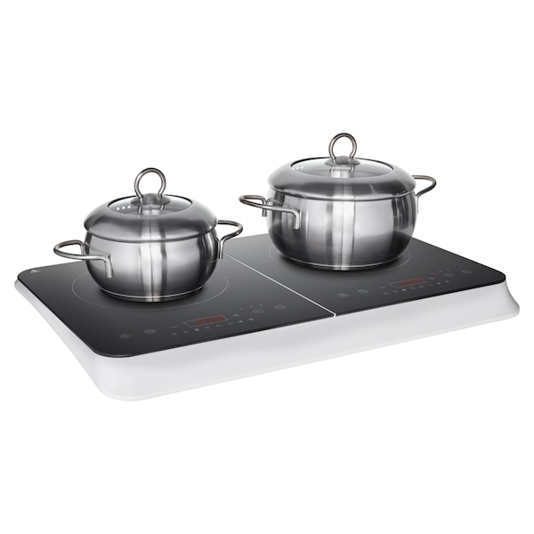 MEDION MD 18493 Svart, Vit Bänkdiskmaskin 60 cm Induktionshäll med zon 2 zone(s)