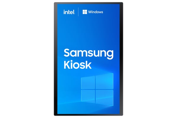 Samsung KM24C-3 Kioskdesign 61 cm (24") LED 250 cd/m² Full HD Vit Pekskärm Inbyggd processor Windows 10 IoT Enterprise 16/7