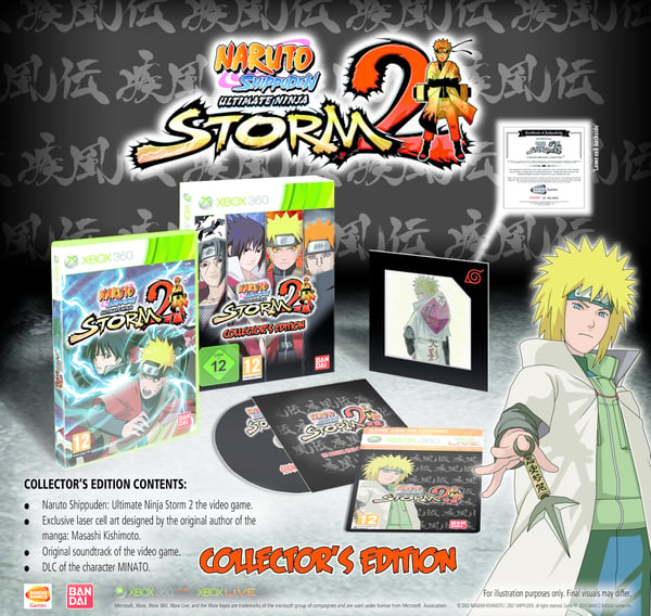BANDAI NAMCO Entertainment Naruto Shippuden: Ultimate Ninja Storm 2 - Collector's Edition, Xbox 360 Engelsk, Italiensk