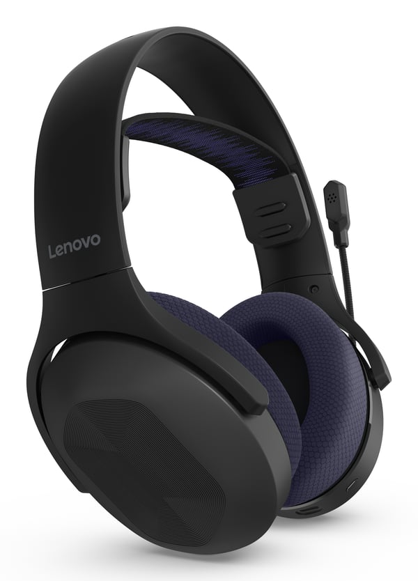 Lenovo Legion H410 Kuulokkeet Langaton Pääpanta Pelaaminen USB Type-C Bluetooth Musta, Purppura