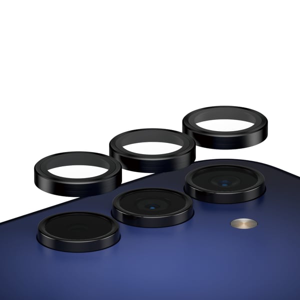 PanzerGlass ® Hoops® Camera Lens Protector Black Samsung Galaxy A15 | A15 5G Kirkas näytönsuoja 1 kpl