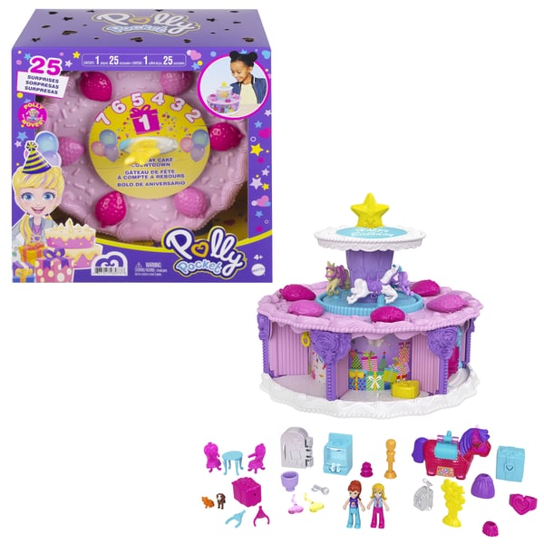 Polly Pocket Birthday Cake Countdown