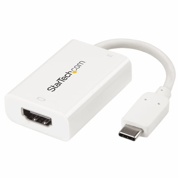 StarTech.com CDP2HDUCPW USB grafisk adapter 3840 x 2160 pixel Hvid
