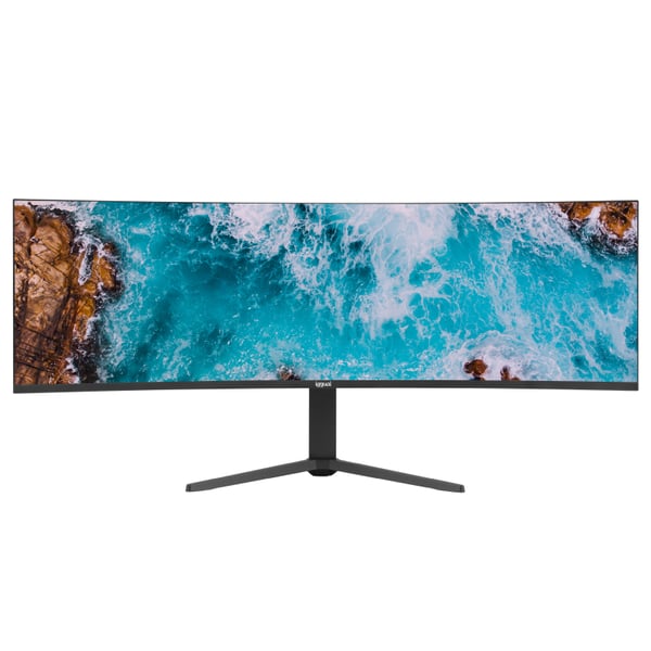 iggual ML49C tietokoneen litteä näyttö 124,5 cm (49") 5120 x 1440 pikseliä UltraWide 5K HD LED Musta