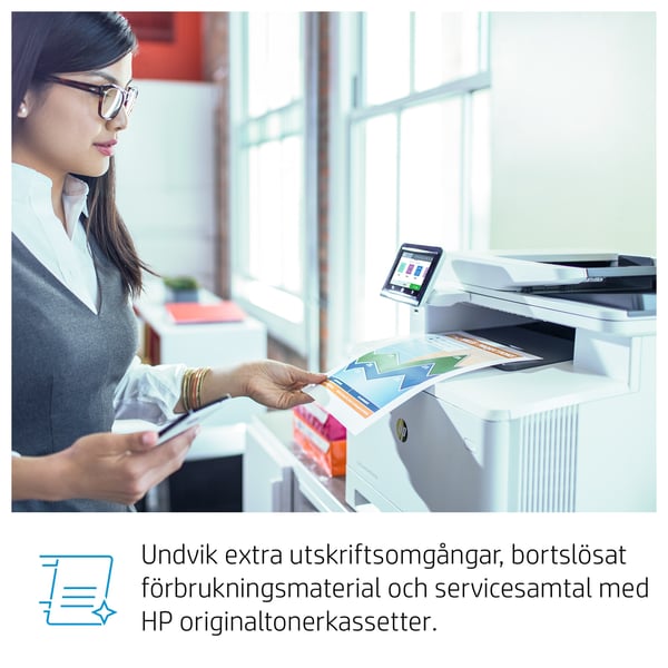 HP Color LaserJet Pro MFP M479fdw, Färg, Skrivare för Skriv ut, kopiera, skanna, fax, e-post, Skanna till e-post/PDF; Dubbelsidig utskrift; 50 arks ADF (ej ihoprullat)
