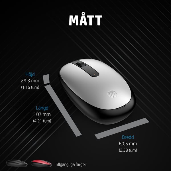HP 240 Bluetooth-mus | Pike Silver
