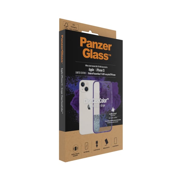 PanzerGlass ® ClearCaseColor™ iPhone 13 - Grape