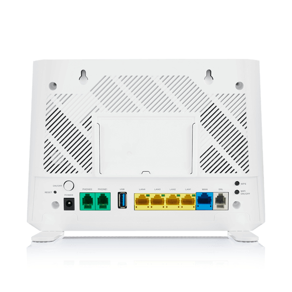 Zyxel DX3301-T0 trådløs router Gigabit Ethernet Dual-band (2,4 GHz / 5 GHz) Hvid