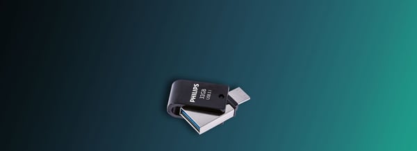 Philips FM32DC152B/00 USB-sticka 32 GB USB Type-C 3.2 Gen 1 (3.1 Gen 1) Svart