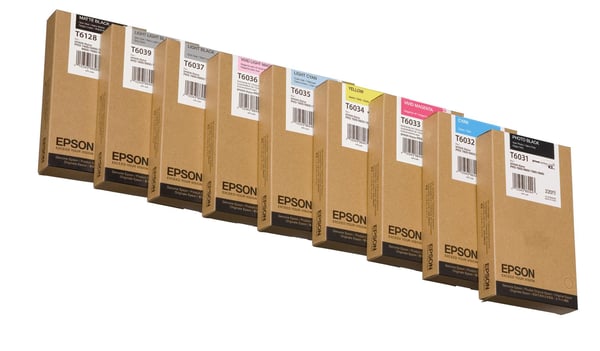 Epson Yksittäispakkaus, vaalea musta T603700 220 ml