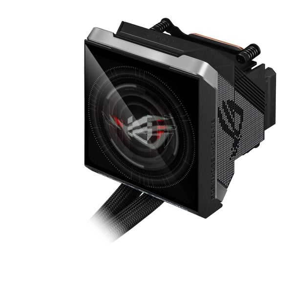 ASUS ROG Strix LC IV 360 ARGB LCD Suoritin Nestejäähdytyspakkaus 12 cm Musta