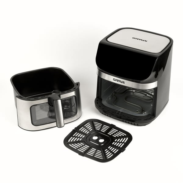 G3 Ferrari G10215 fritös Single 9 l Fristående 2200 W Varmluftsfritös Svart, Rostfritt stål