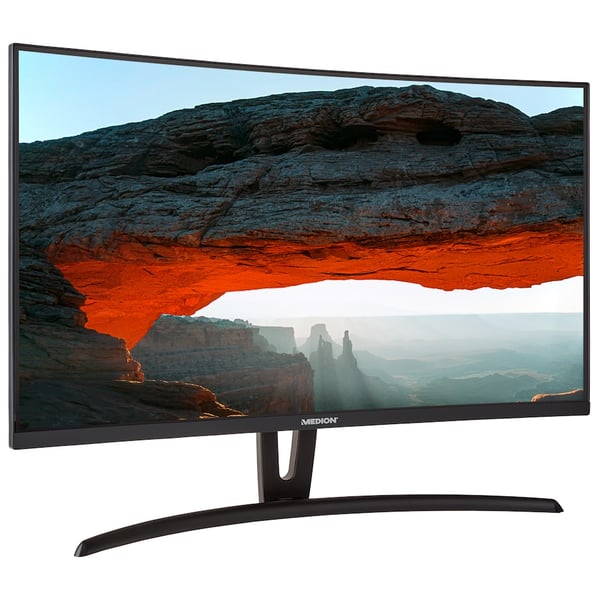 MEDION P52720 tietokoneen litteä näyttö 68,6 cm (27") 1920 x 1080 pikseliä Full HD LCD Musta