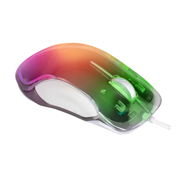 Mars Gaming MMGLOWW mus Spil Højre hånd USB Type-A Optisk 12800 dpi