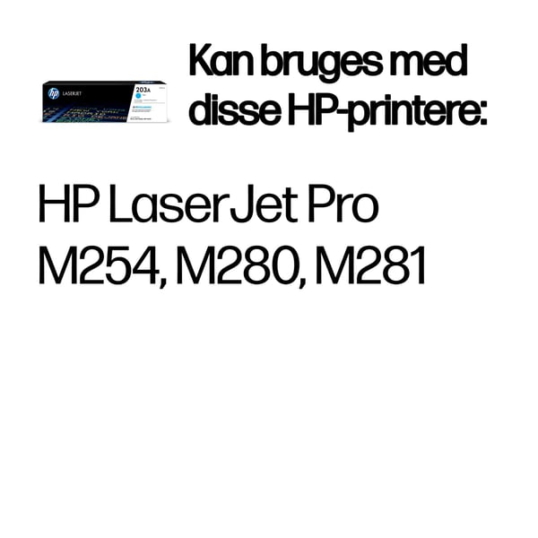 HP Original 203A LaserJet-tonerpatron, cyan