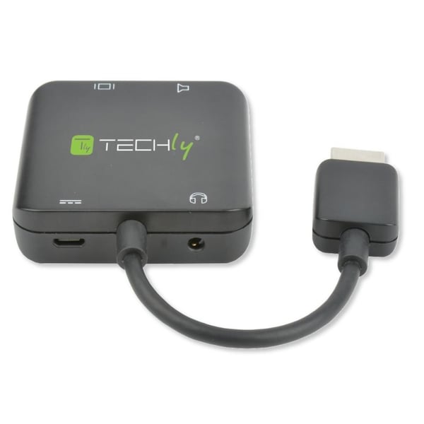 Techly IDATA HDMI-VGA8 videokabeladapter Svart