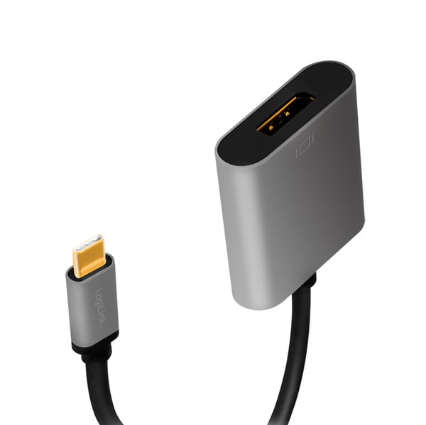 LogiLink CUA0102 kaapelin sukupuolenvaihtaja USB 3.2 Gen1 Type-C DisplayPort Musta
