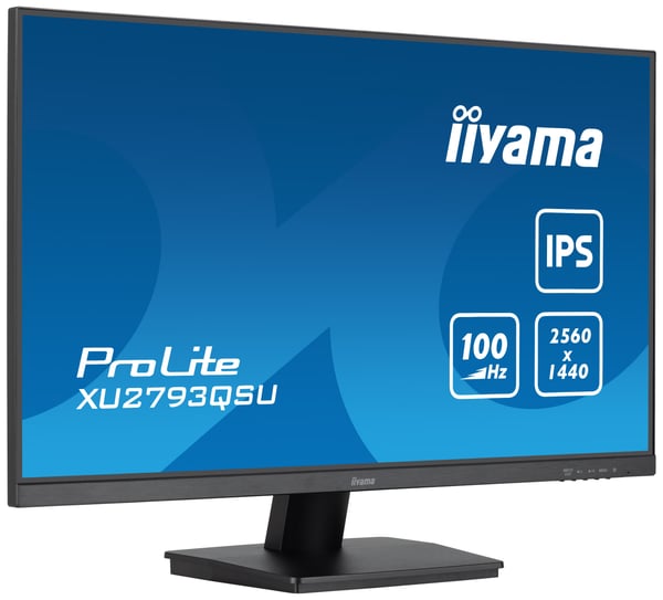 iiyama ProLite XU2793QSU-B7 tietokoneen litteä näyttö 68,6 cm (27") 2560 x 1440 pikseliä Quad HD LED Musta