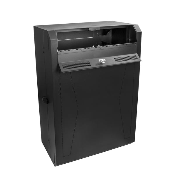 StarTech.com RK830WALVS stativ 8U Vægmonteret stativ Sort