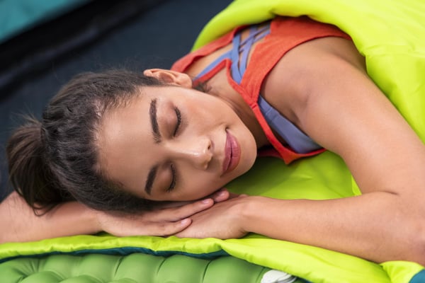 Bestway 68099 / 26 sovepose Voksen Mumietaske Polyester Blå, Grøn