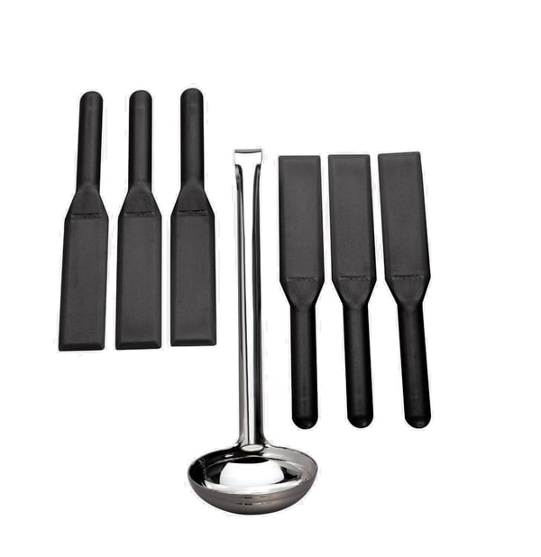 Tefal PY558813 crêpe-pannu 6 kreppi(ä) 1000 W Musta