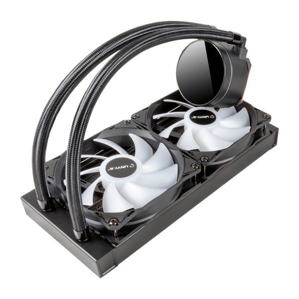 UNYKAch AquaStorm 240 Processor Alt-i-en væskekøler 12 cm Sort 1 stk