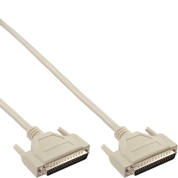 InLine 37373 serielkabel Beige 3 m DB37 M