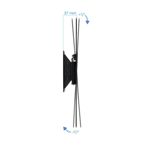 TooQ LP1342T-B TV-kiinnike 106,7 cm (42") Musta