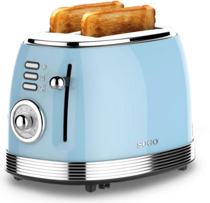 Sogo TOS-SS-5461 brødrister 6 2 skive(r) 850 W Blå