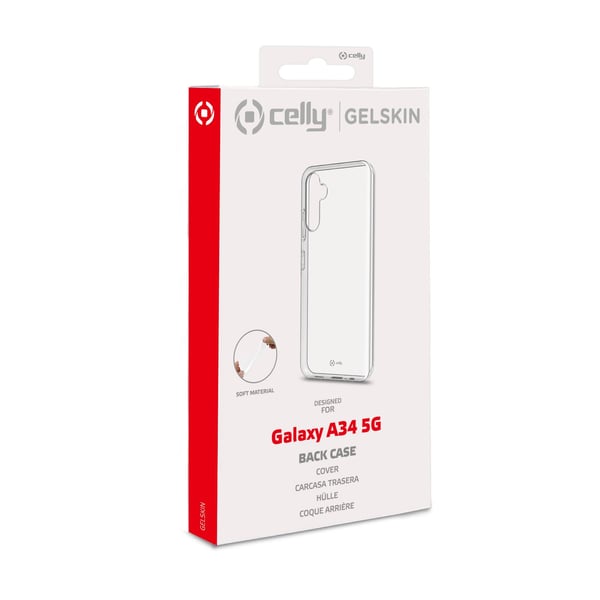 Celly GELSKIN mobiltelefon etui 16,8 cm (6.6") Cover Transparent