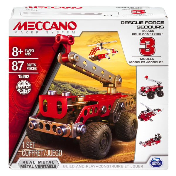 Meccano MEC 3 Models Set - Rescue CN GML Meccano MEC 3 Models Set - Rescue CN GML