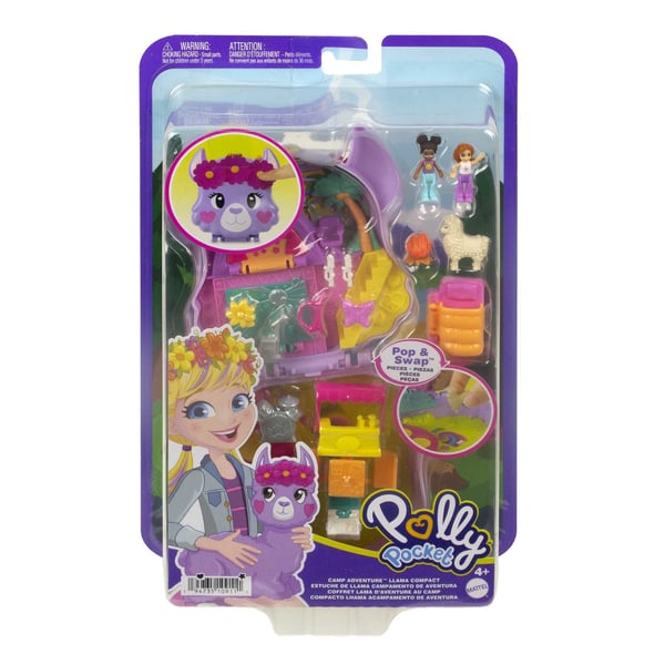Polly Pocket CAMP ADVENTURE-lamalekväska