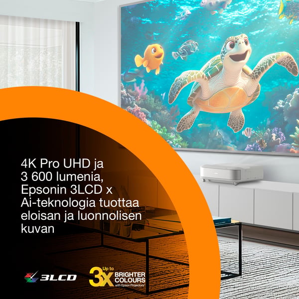 Epson Lifestudio Grand EH-LS670W – timantinvalkoinen