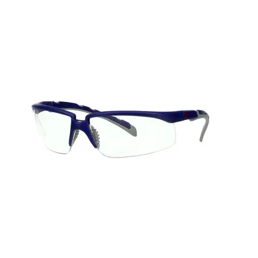 3M S2001ASP-BLU sikkerhedsbrille & brille Beskyttelsesbriller Plast Blå, Grå