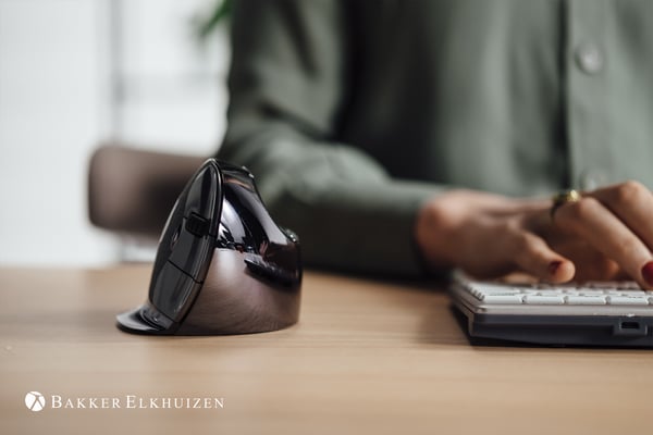 BakkerElkhuizen Evoluent D Medium Wireless datormöss Kontor Högerhand RF Trådlös laser 3200 DPI