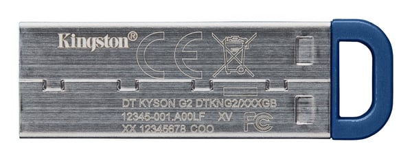 Kingston Technology DataTraveler 64 Gt Kyson 220 Mt/s metallinen USB 3.2 Gen 1
