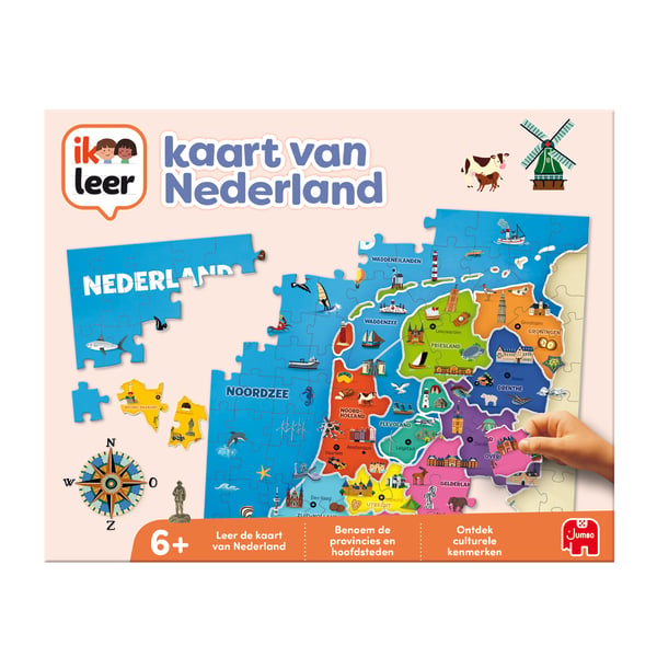 I learn Ik Leer - Kaart Van Nederland