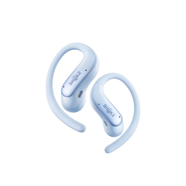 SHOKZ OpenFit Air 2 Headset True Wireless Stereo (TWS) Öronkrok Samtal/musik/sport/vardag USB Type-C Bluetooth Blå