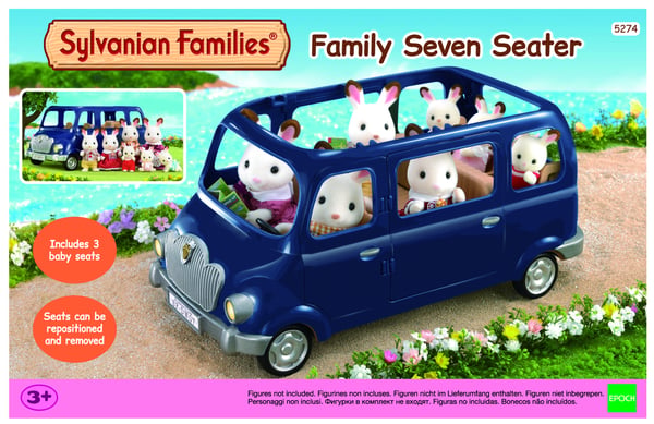 Sylvanian Families Iso perheauto