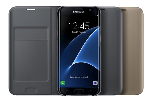 Samsung EF-WG935 mobiltelefon etui 14 cm (5.5") Folie Sort