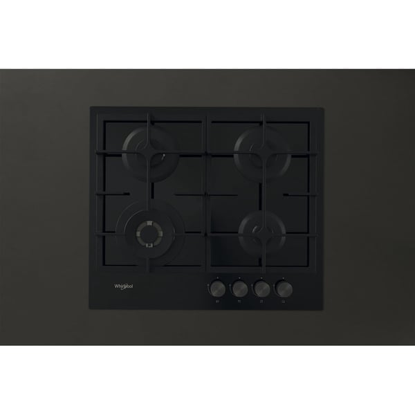 Whirlpool AKT 6465/NB1 Sort Indbygget 60 cm Gaskomfur 4 zone(s)