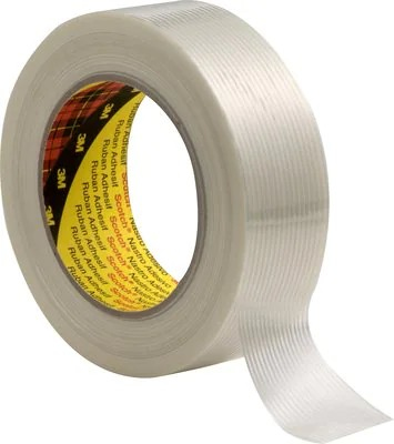 3M 89561950 tape Velegnet til indendørsbrug 50 m Biaxialt orienteret polypropylen (BOPP), Glasfiber Transparent