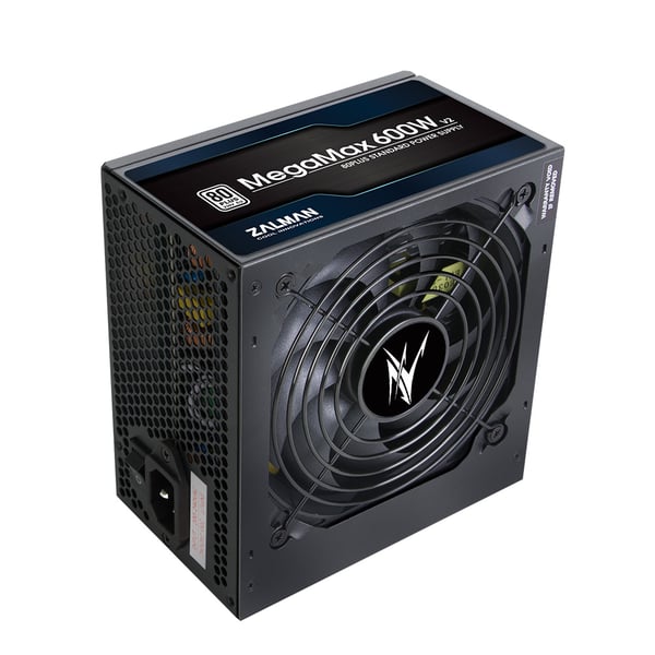 Zalman ZM600-TXII V2 MegaMax 80PLUS 230V EU STANDARD Certified high efficiency PCI-E enhed til strømforsyning 600 W 20+4 pin ATX ATX Sort