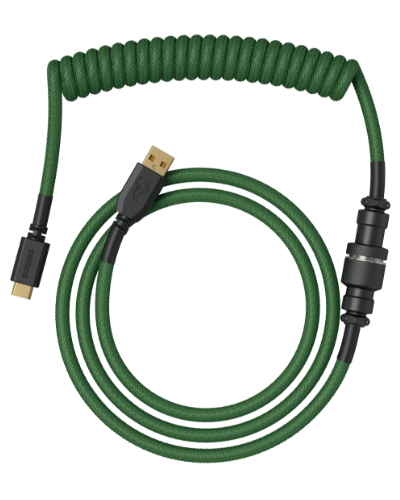 Glorious Gaming Coiled Grøn 1,37 m