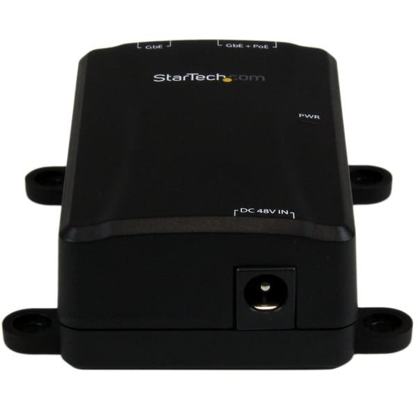 StarTech.com Gigabit-midspan med 1 port - PoE+-injektor - 802.3at och 802.3af